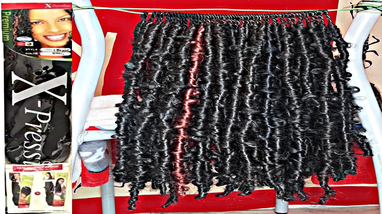 Comment faire/ CROCHETS BUTERFLY LOCS tutoriel faux loux utiliser l'extension de la mèche X-pression