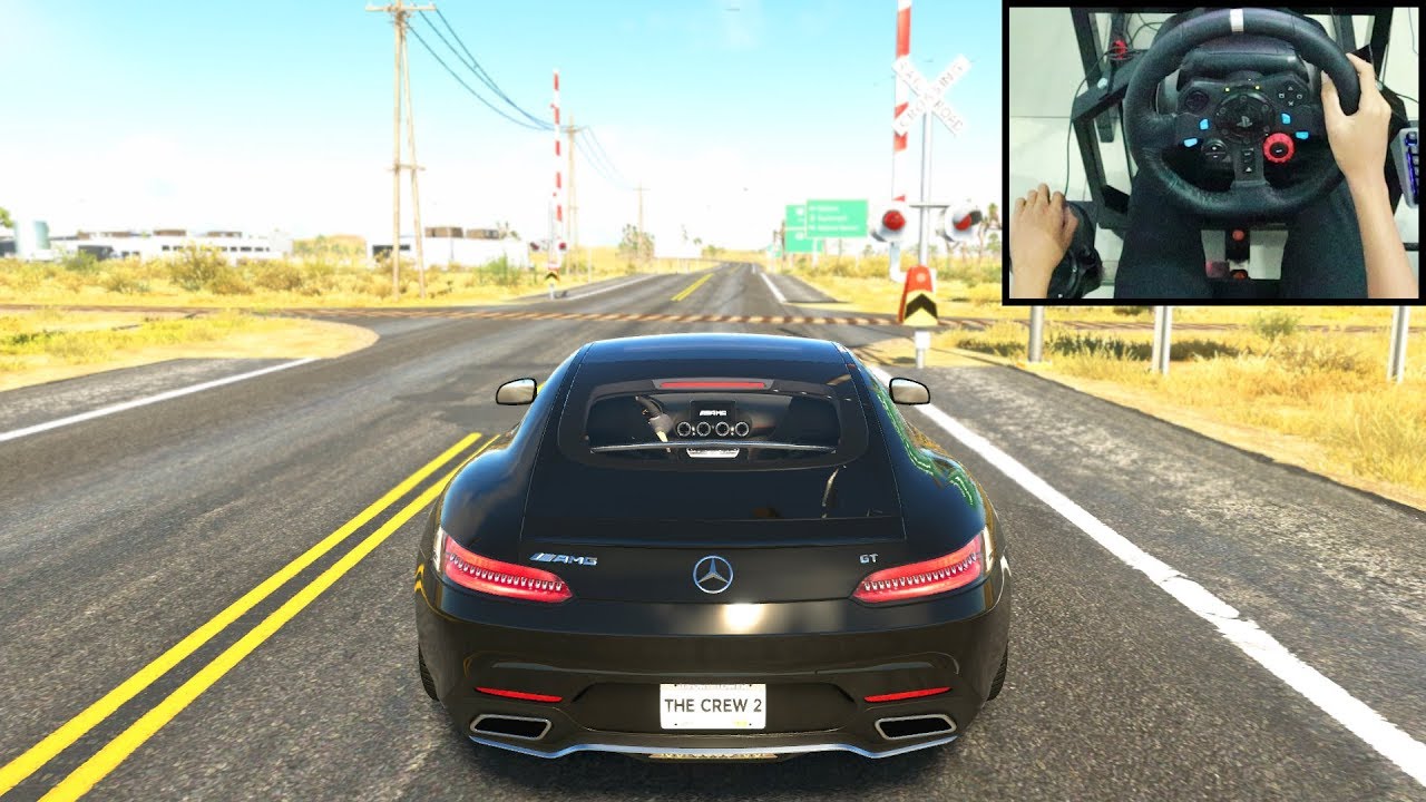 Mercedes AMG GT - The Crew 2 | Logitech g29 gameplay