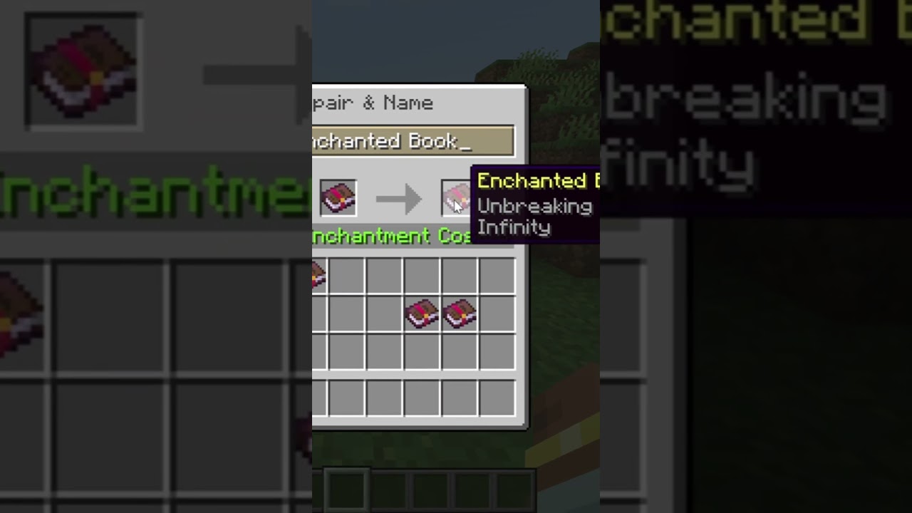 Perfect bow enchantments in Minecraft 🏹 #shorts