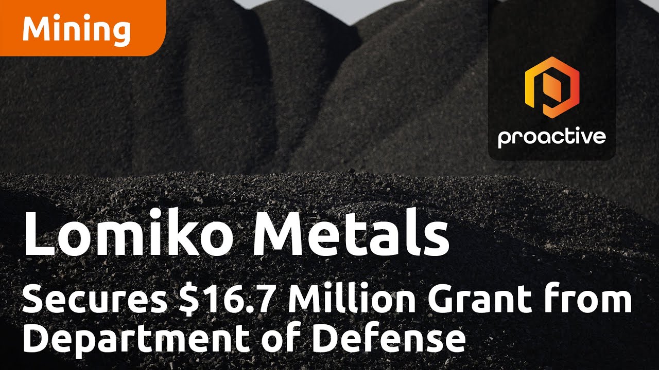 Lomiko Metals Secures $8.35 Million Grant from Department of Defense for Graphite Project
