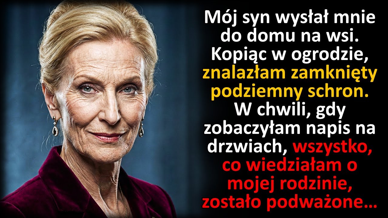 Mój syn zesłał mnie do wiejskiego domu. To, co znalazłam w dole, który wykopałam w ogrodzie...