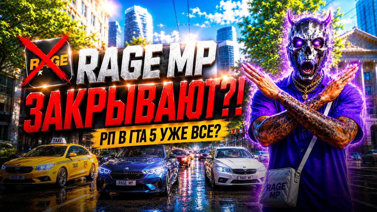 ❌ КОНЕЦ GTA 5 RP! RAGE MP ЗАКРЫВАЕТСЯ! Что теперь будет с ГТА 5 РП? Когда выйдет уже ГТА 6?