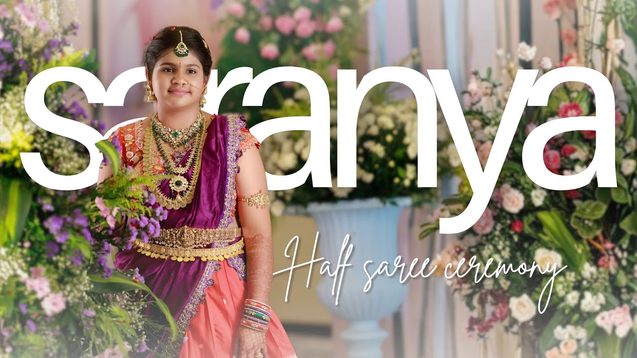 Saranya Half Saree 4K | Tradition Wrapped in Elegance | Kalyans Photography 7674045201 |