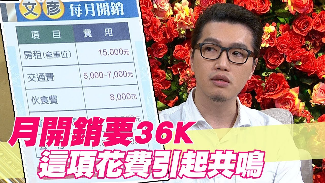 【精華版】月開銷要36K 這項花費引起共鳴