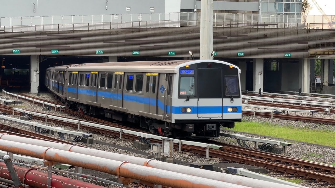 【夏末的蟬鳴】台北捷運C341型數位列車駛離南港機廠-2024/8/28