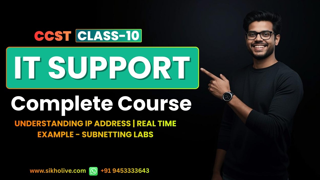 IT Support Technicians Class-10 | What is IP Address Explained //Real Time Example// Subnetting Labs