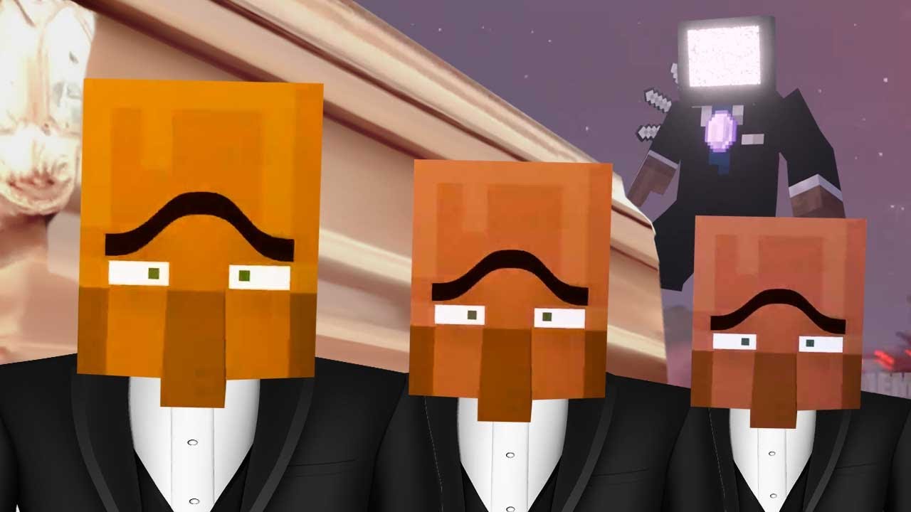 Skibidi Toilet Minecraft Villager - Coffin Dance Song (Cover)