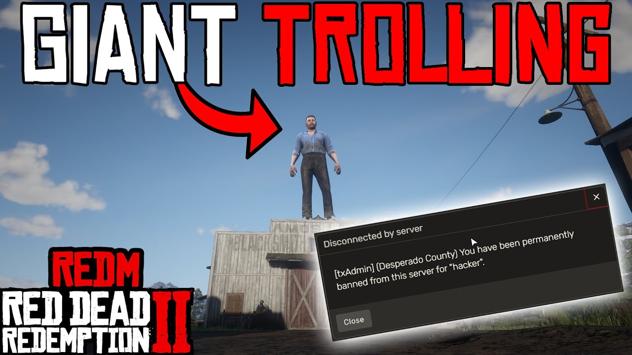 Every Server BANNED Me For TROLLING (Red Dead RP)