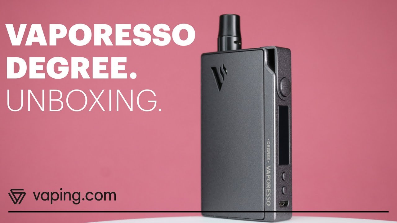 NEW - Vaporesso Degree Pod System Features & Unboxing (best pod vape 2019?)