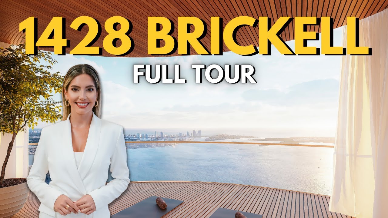 FULL TOUR - 1428 Brickell Residences. Your Sanctuary in the Sky - Miami's Luxurious New Building