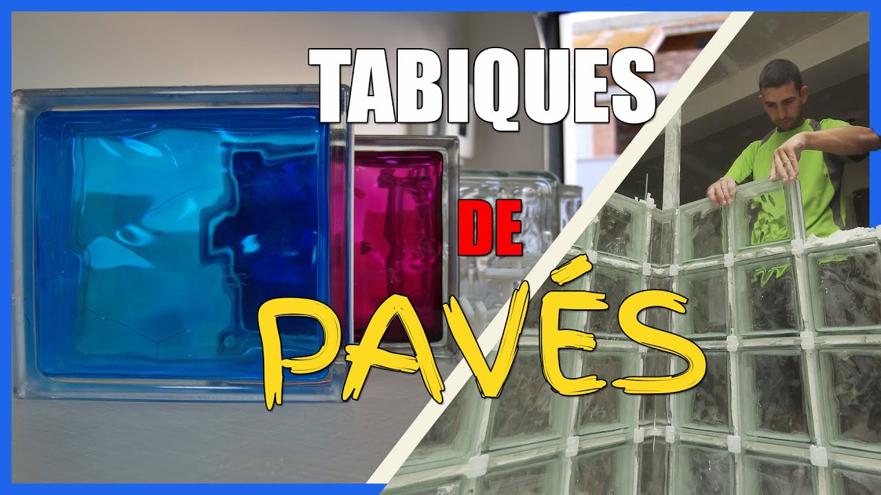 Como HACER un TABIQUE DE PAVÉS o BLOQUES DE VIDRIO o cristal💥 Para ducha, interior, ventanas 💥