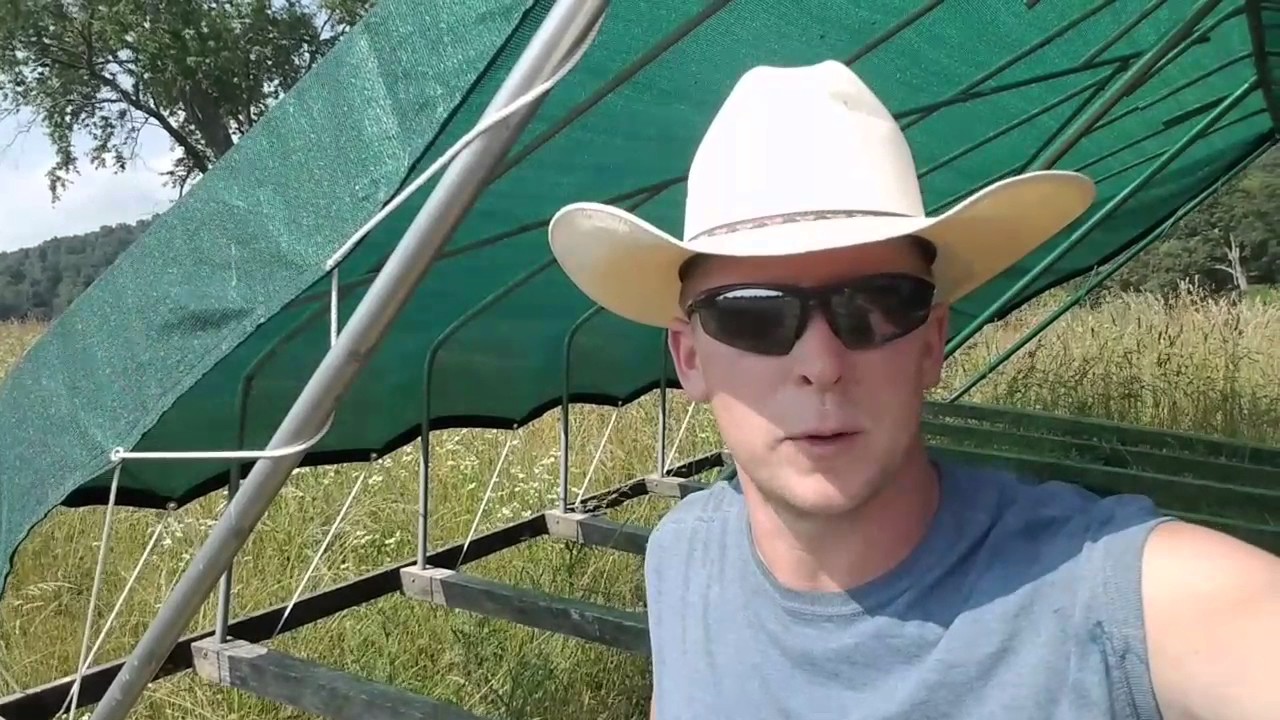 Low cost, multi-species, portable shade.