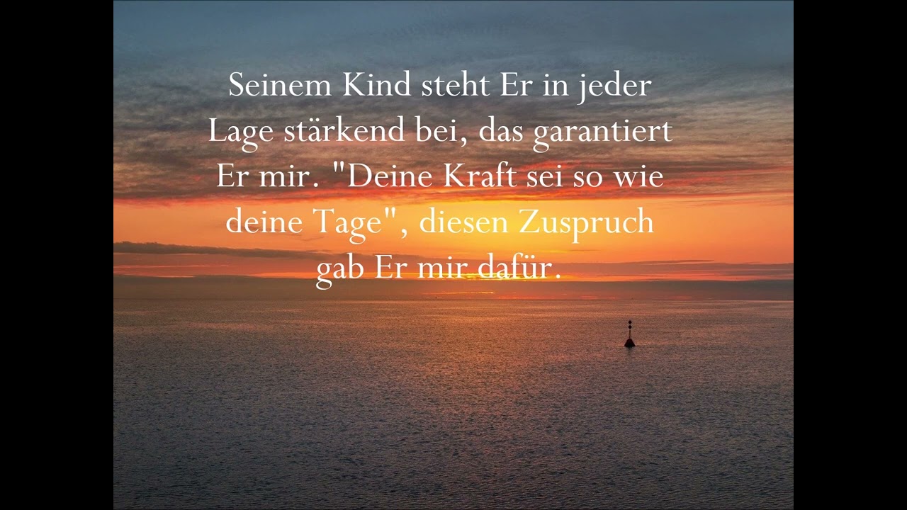 Tag für Tag ermutigt mich aufs Neue