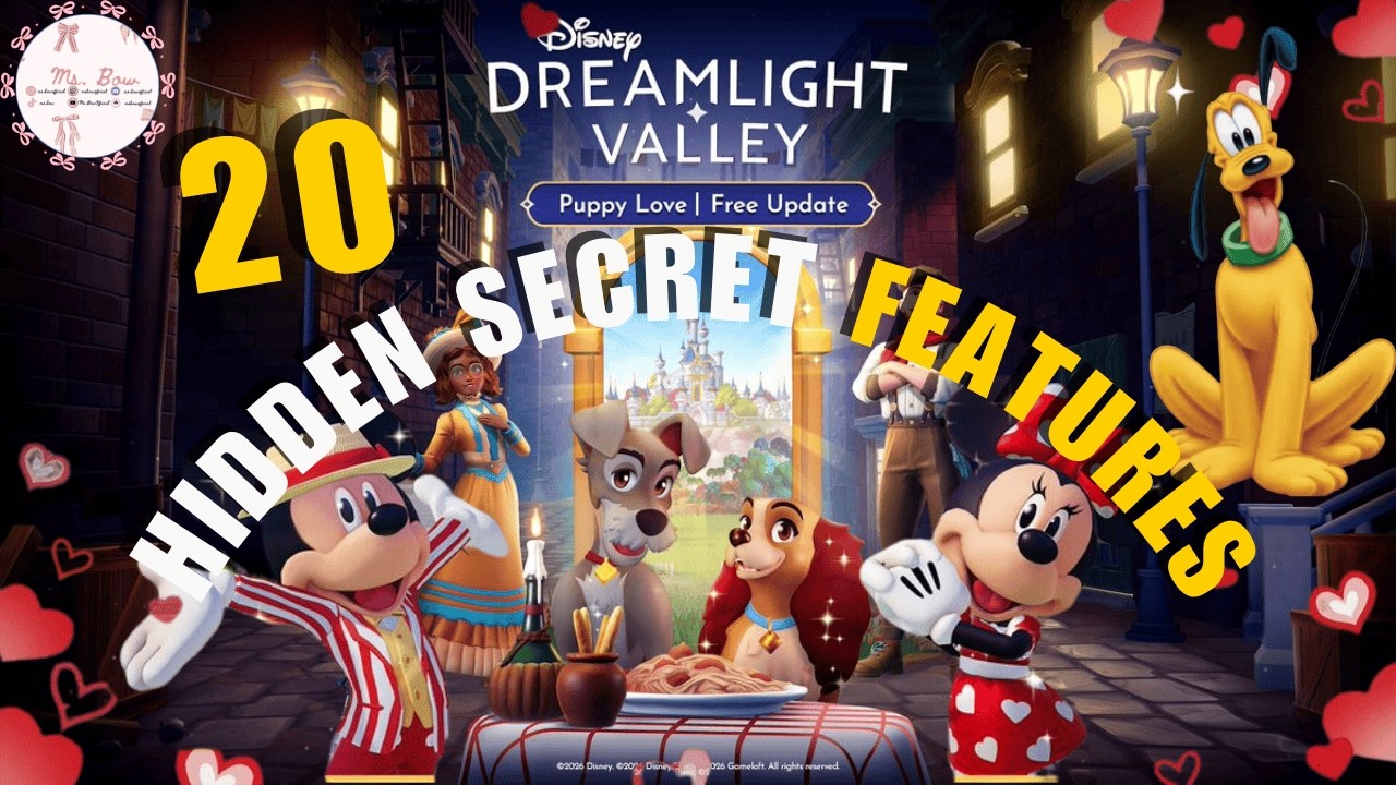 20 SECRET Features in the Latest UPDATE in Disney Dreamlight Valley