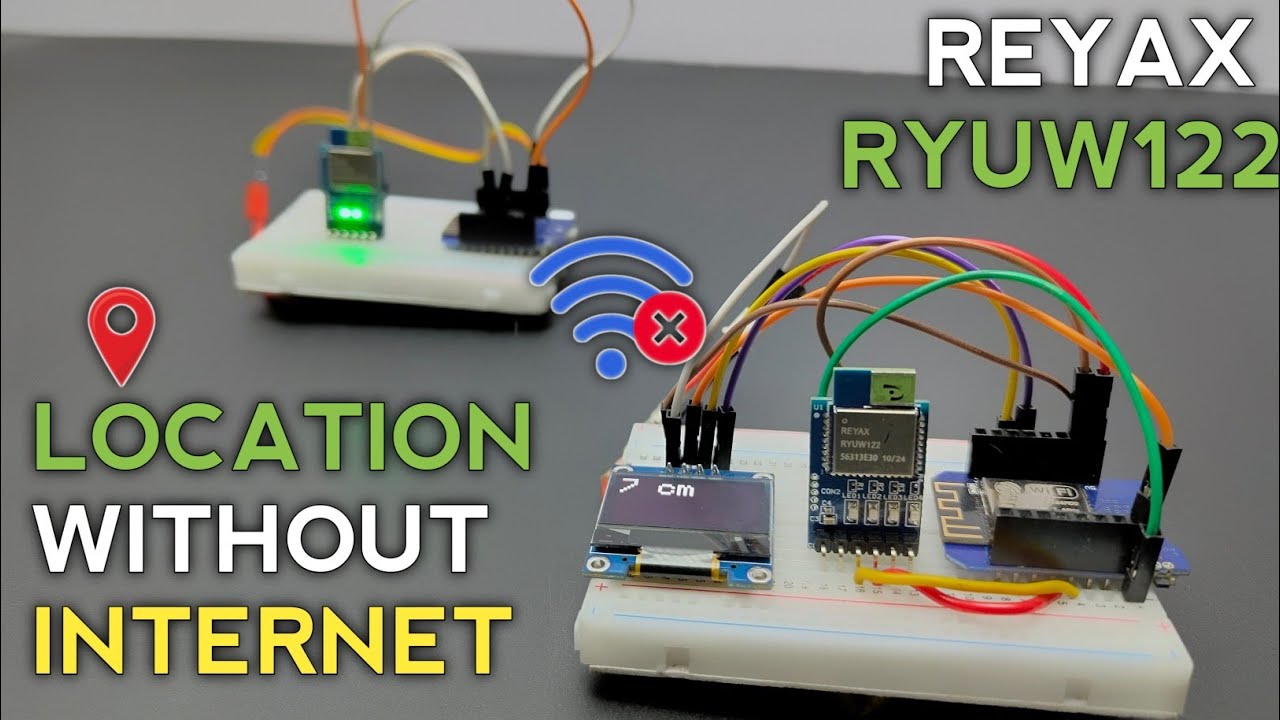 Reyax RYUW122 Lite UWB module | Location Tracker without internet