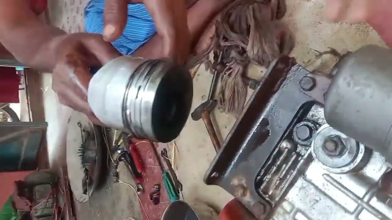 engine Greaves 5hp model number 5520 ring change ka video