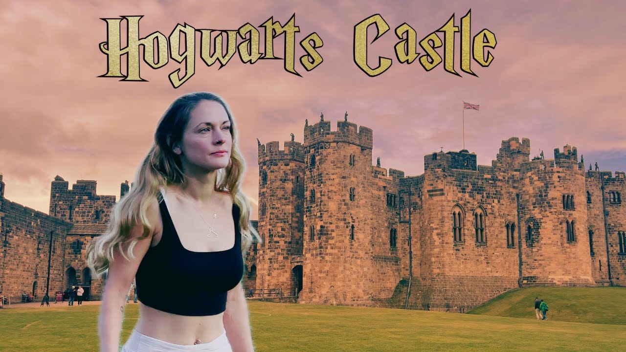 I went to the Harry Potter Castle! 🧙‍♀️ Northumberland travel vlog 🌊 ☀️