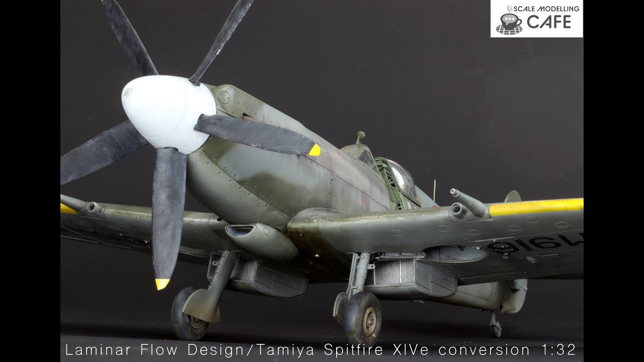 Полный проект: проектирование ламинарного потока/конверсия Tamiya Spitfire XIVe 1:32