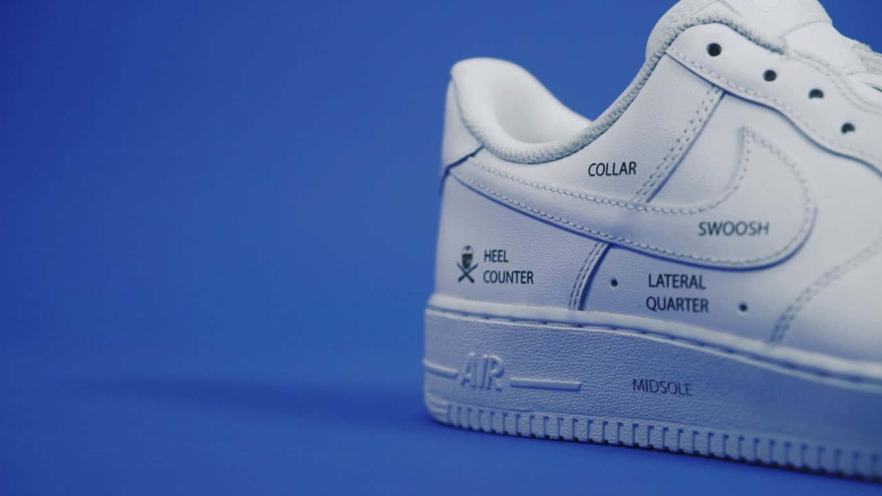 Shoe Anatomy: Air Force 1 Deconstructed + Pattern
