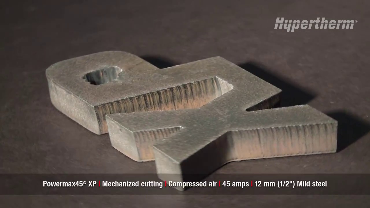 Powermax45 XP mechanized cutting 12mm mild steel