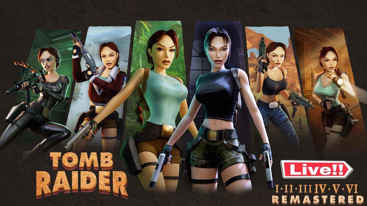 🔥 Soma Plays ALL Tomb Raider Remasters LIVE! 🎁 Giveaway Included!