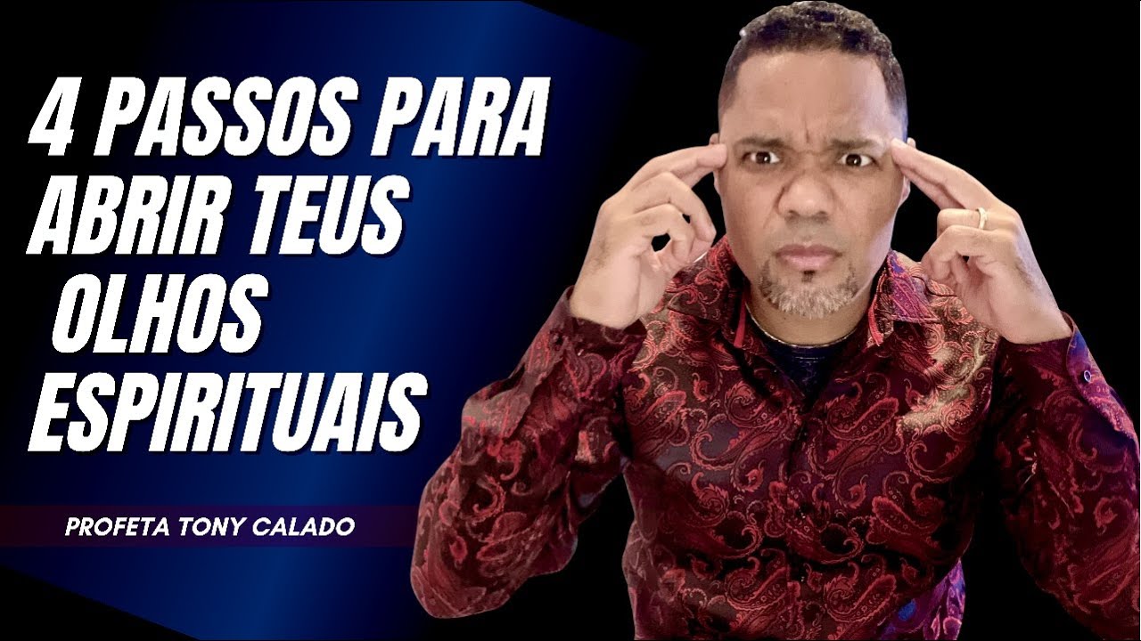 Faça Isso Para Abrir Tua Visão Espiritual | Tony Calado live Profética