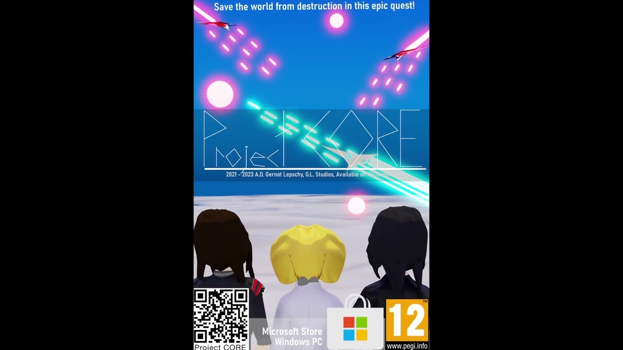 Project CORE: Official Promo Flyer Showcase #projectcore #game #gamepromotion #aesthetic#flyer#epic
