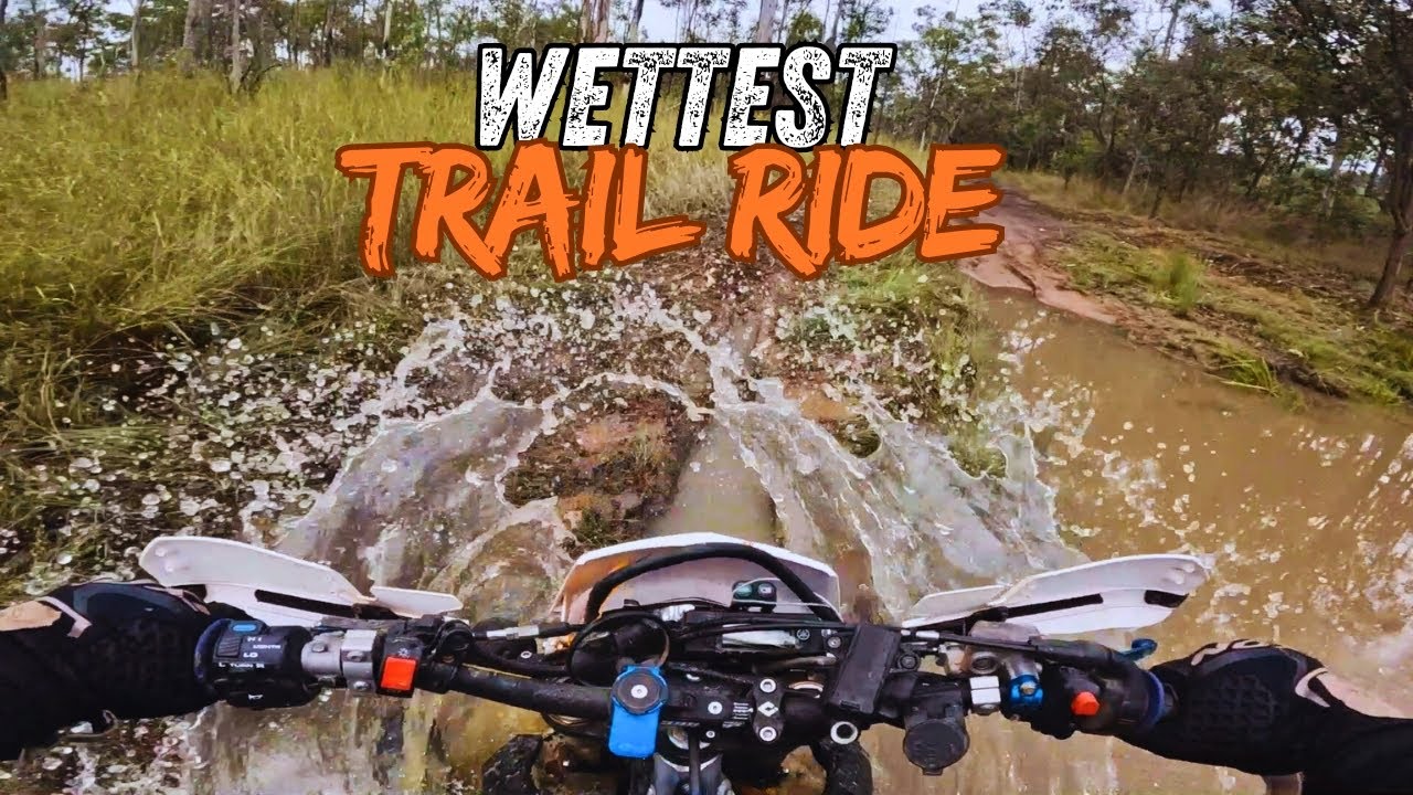 High definition ￼Wettest slippery trail ride and creek crossing at Manar Park. Reloaded in HD