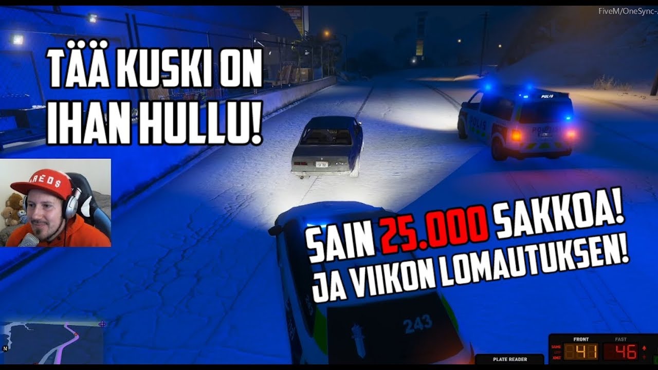 GTA V RP - Takaa-ajosta vankilaan ja melkein potkut! #29 (poliisi)