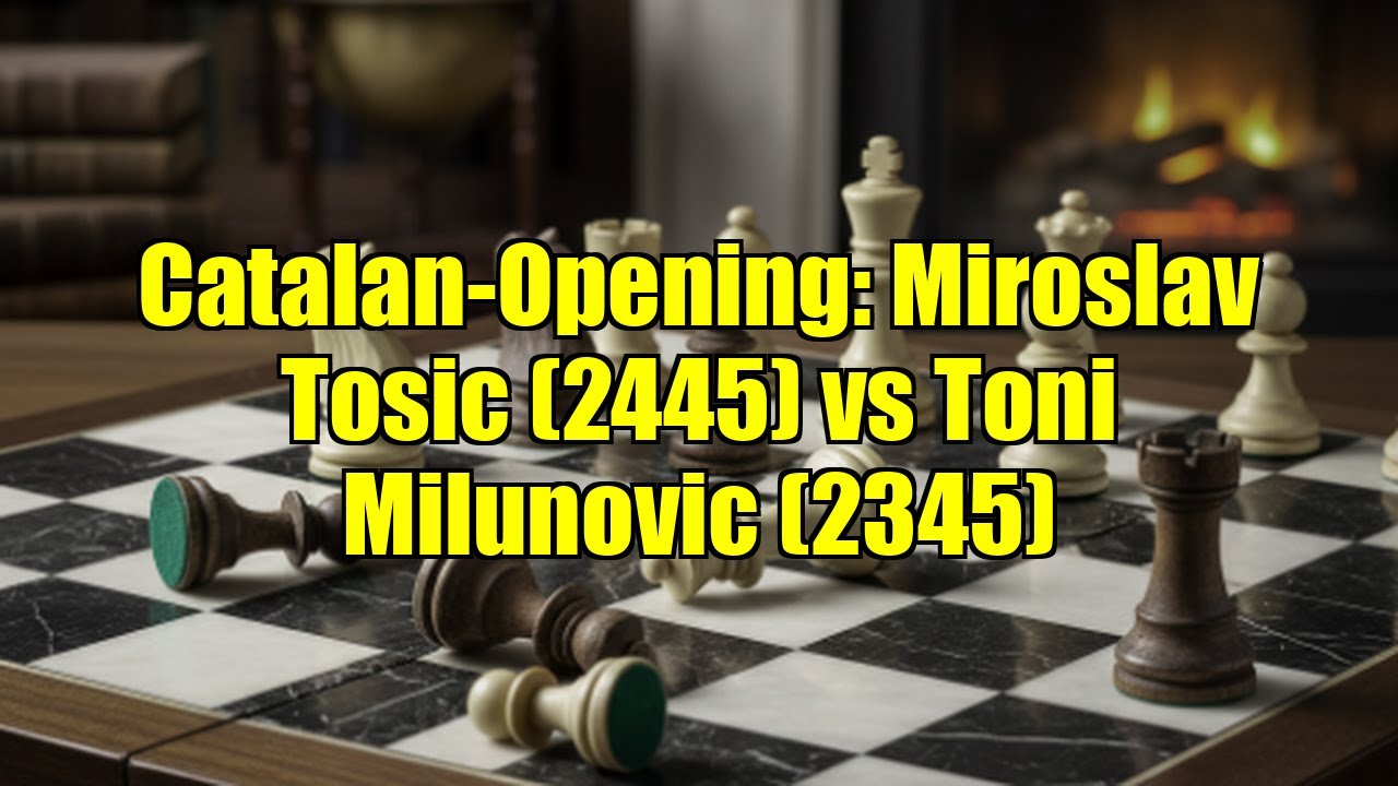 Catalan-Opening: Miroslav Tosic (2445) vs Toni Milunovic (2345)