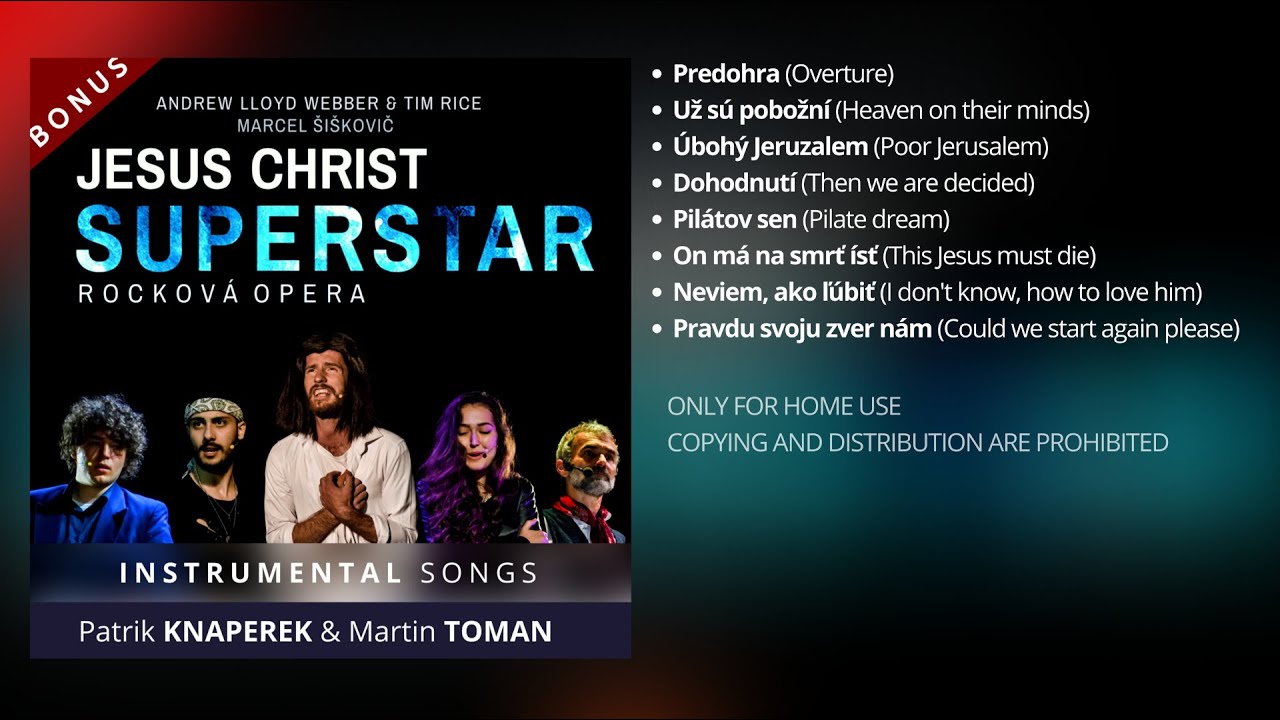 JESUS CHRIST SUPERSTAR: Instrumental karaoke