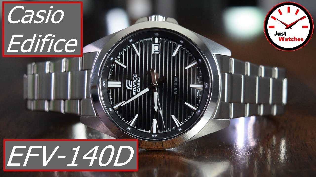 Обзор Casio EFV-140D: новые интересные трёхстрелочные часы Casio Edifice (EFV-140D-1AV)