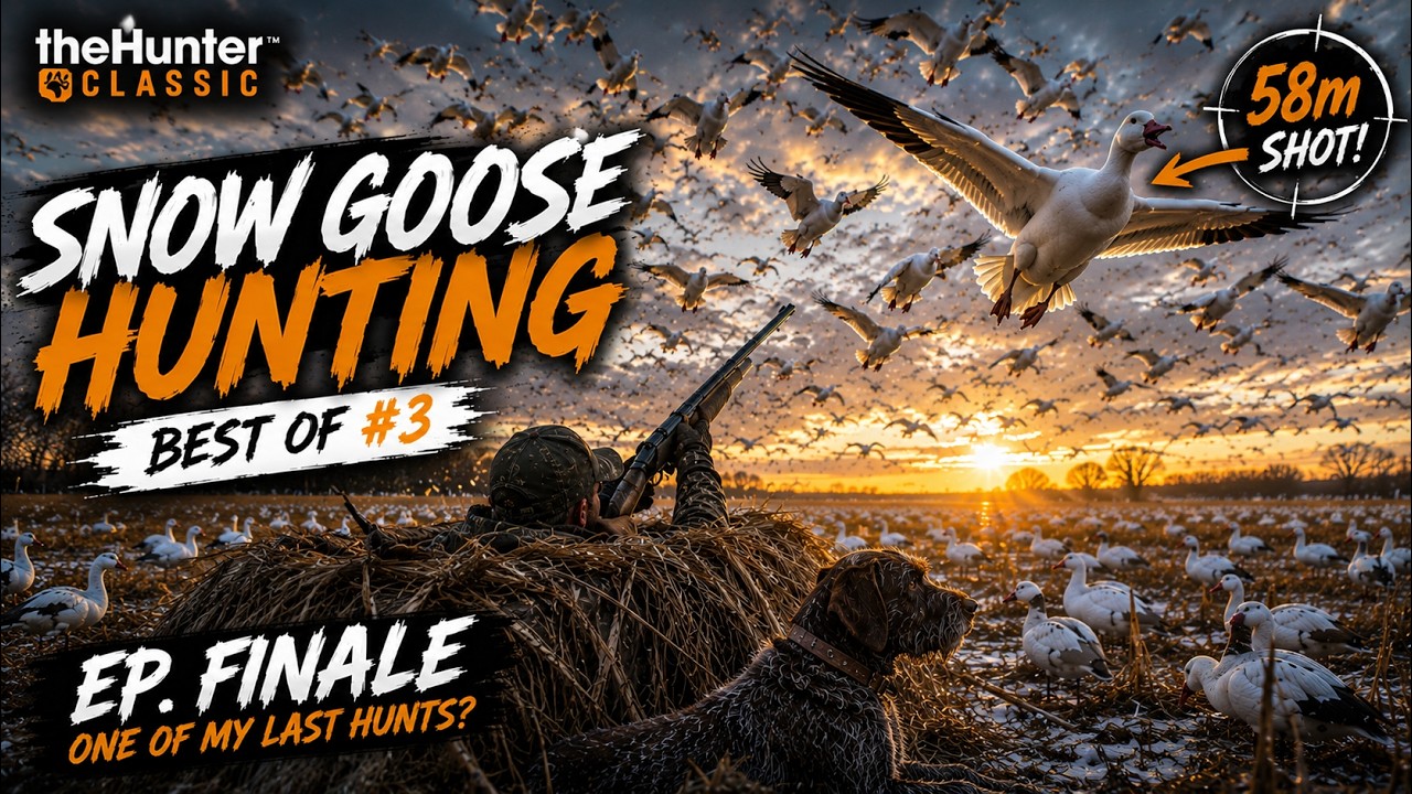 The Final Snow Goose Best Of? | Epic 58m Shot | The Hunter Classic