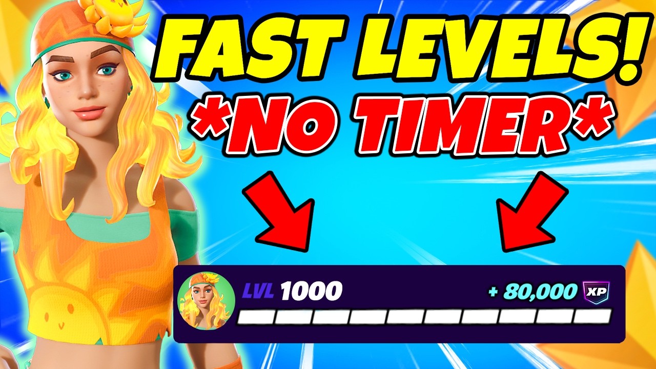 NEW AFK FAST Fortnite XP Glitch Map To Help LEVEL UP FAST In Chapter 7!