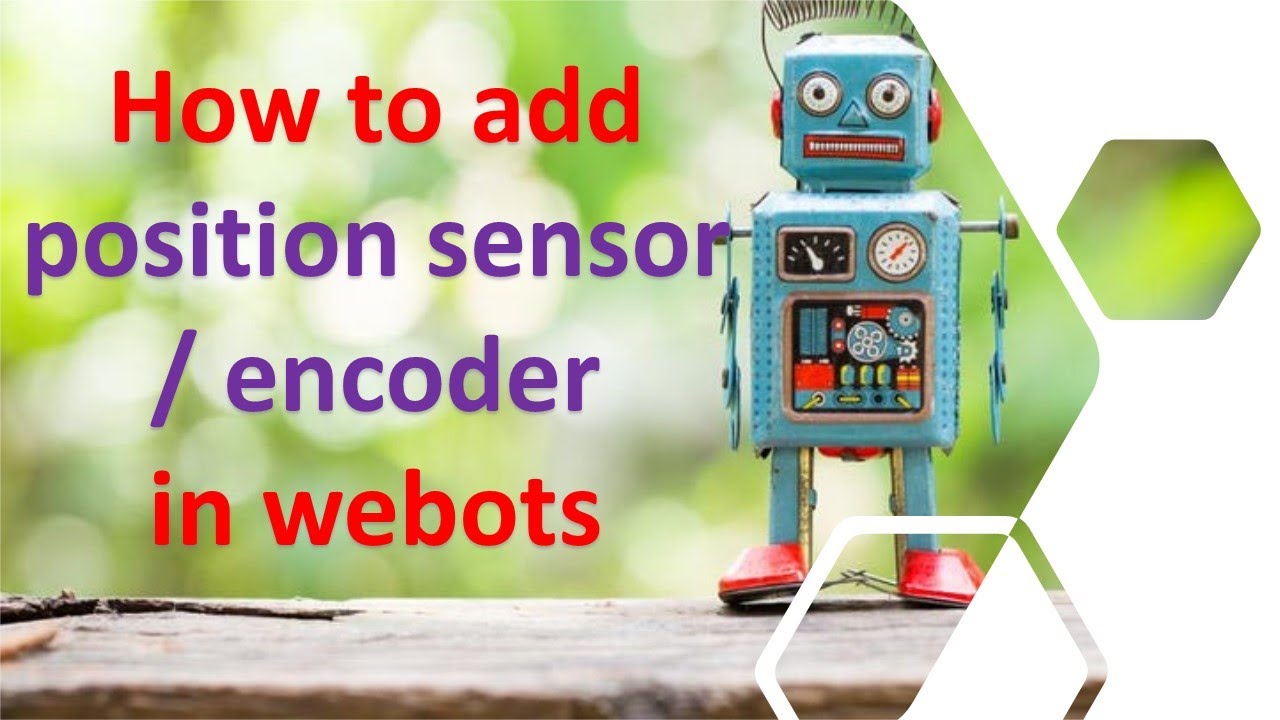 How to add a position sensor/ position encoder in #webots  || How to change axis of rotation