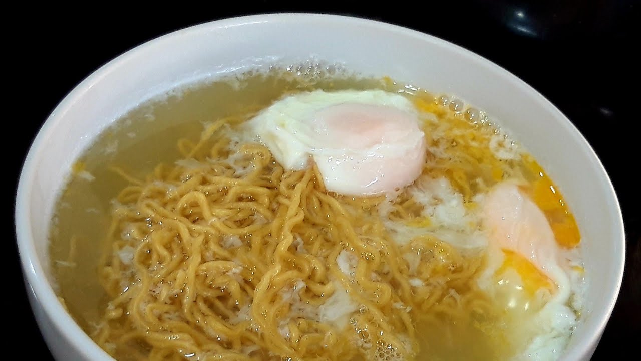 แจกสูตรวิธีทำบะหมี่ไข่หวาน#กินกับปู