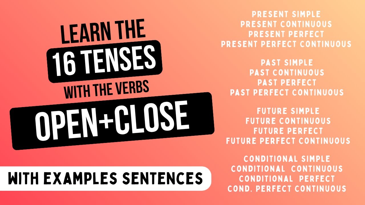 The ULTIMATE Guide to English Tenses | Unlock ALL 16 tenses