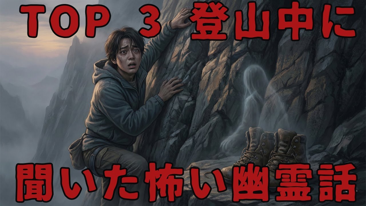 登山にまつわる怖い心霊話ベスト3：「初めての登山」「あげてしまった登山靴」 - パート1