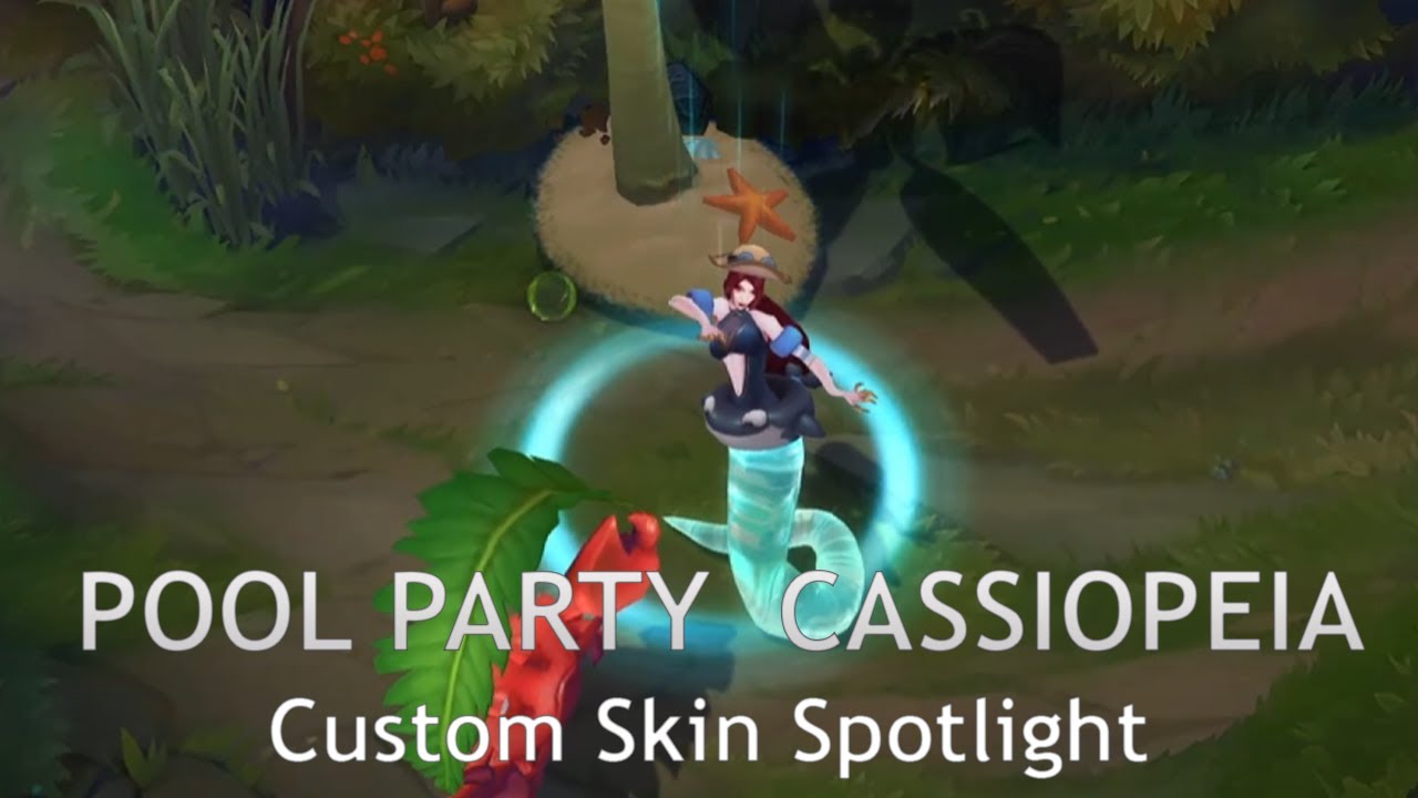 Pool Party Cassiopeia Custom Skin Spotlight - Skin by LordksOP - League of Legends