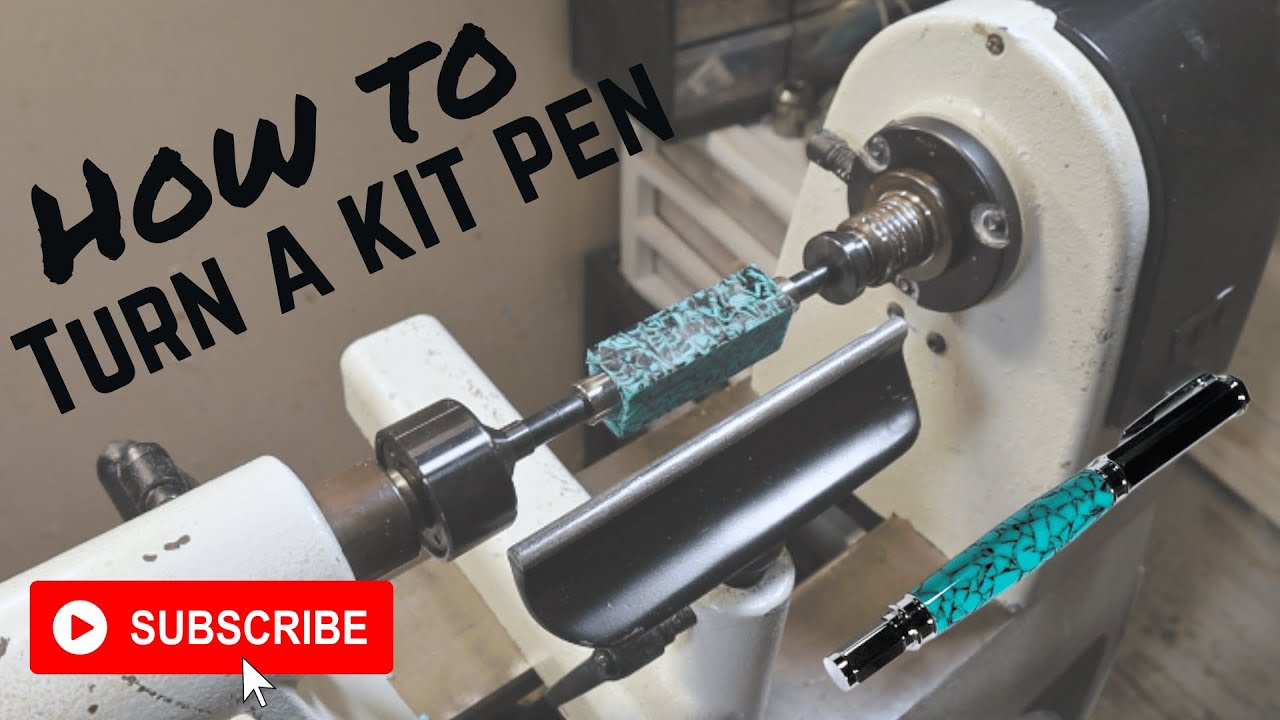 Process of turning a pen (Vertex pen kit), How to guide