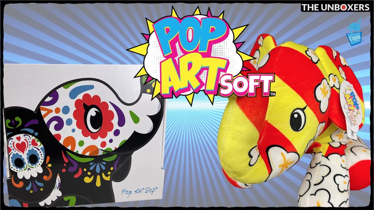 Pop Art Soft Plush Elephant Surprise Package
