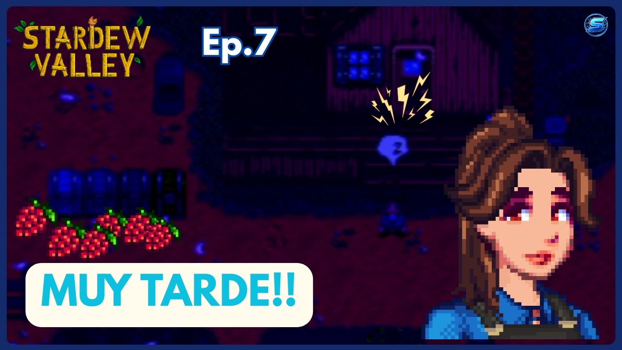 Fue MUY TARDE… y me desmayé en casa 💀 | Stardew Valley | Episodio 7