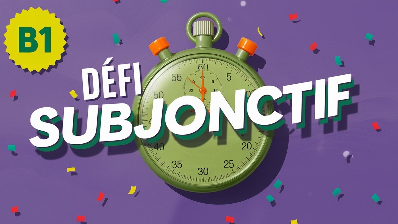 B1 - Exercice Subjonctif : Relève le Défi ! ✍️