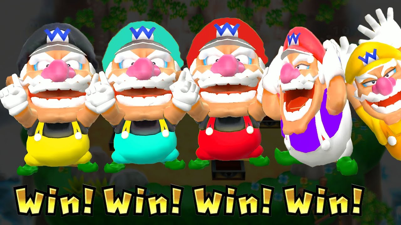 Mario Party 9 Mod All Wario Step It Up - Koopa Troopa vs Shy Guy vs Luigi vs Peach MarioGame