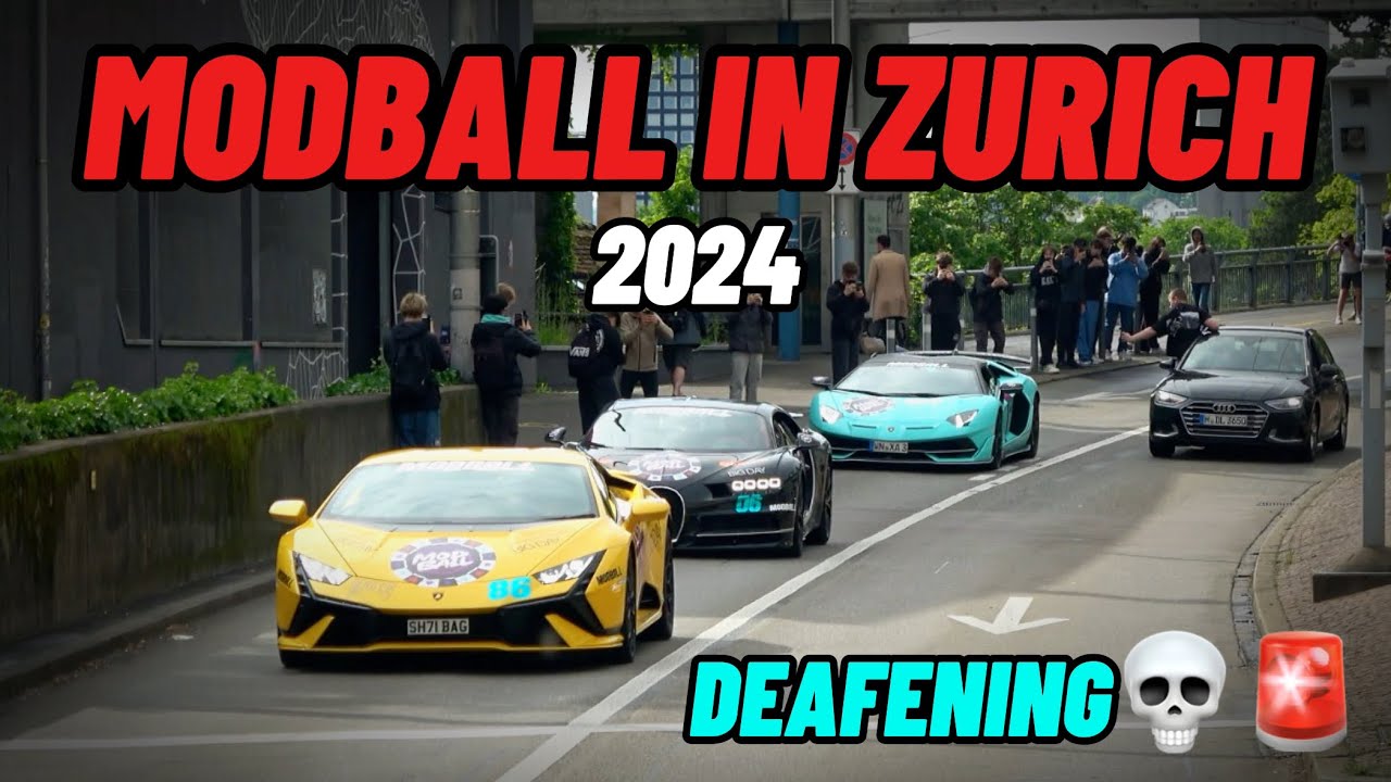 MODBALL RALLY 2024 IN ZURICH *INSANE LOUD SVJ, POLICE NOT HAPPY* [EN]