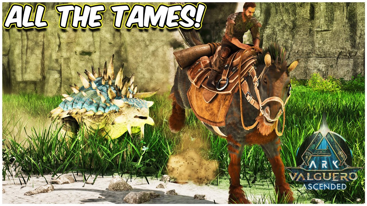 Taming All The Level 150 Dinos On Valguero!