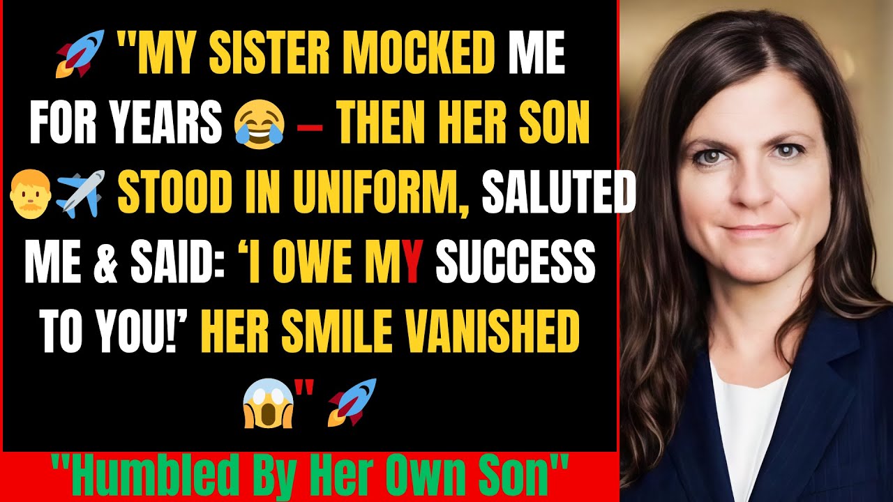 My Sister Laughed at My Failures &mdash; Until Her Son, the Pilot, Saluted Me Before Them All