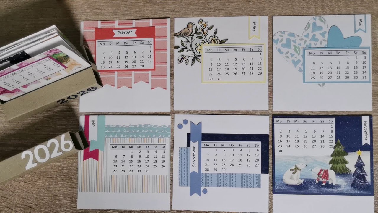 Tischkalender 2026