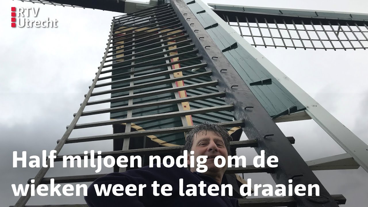 Veel Utrechtse molens staan stil en deze wipmolen is het moeilijkst te redden | RTV Utrecht