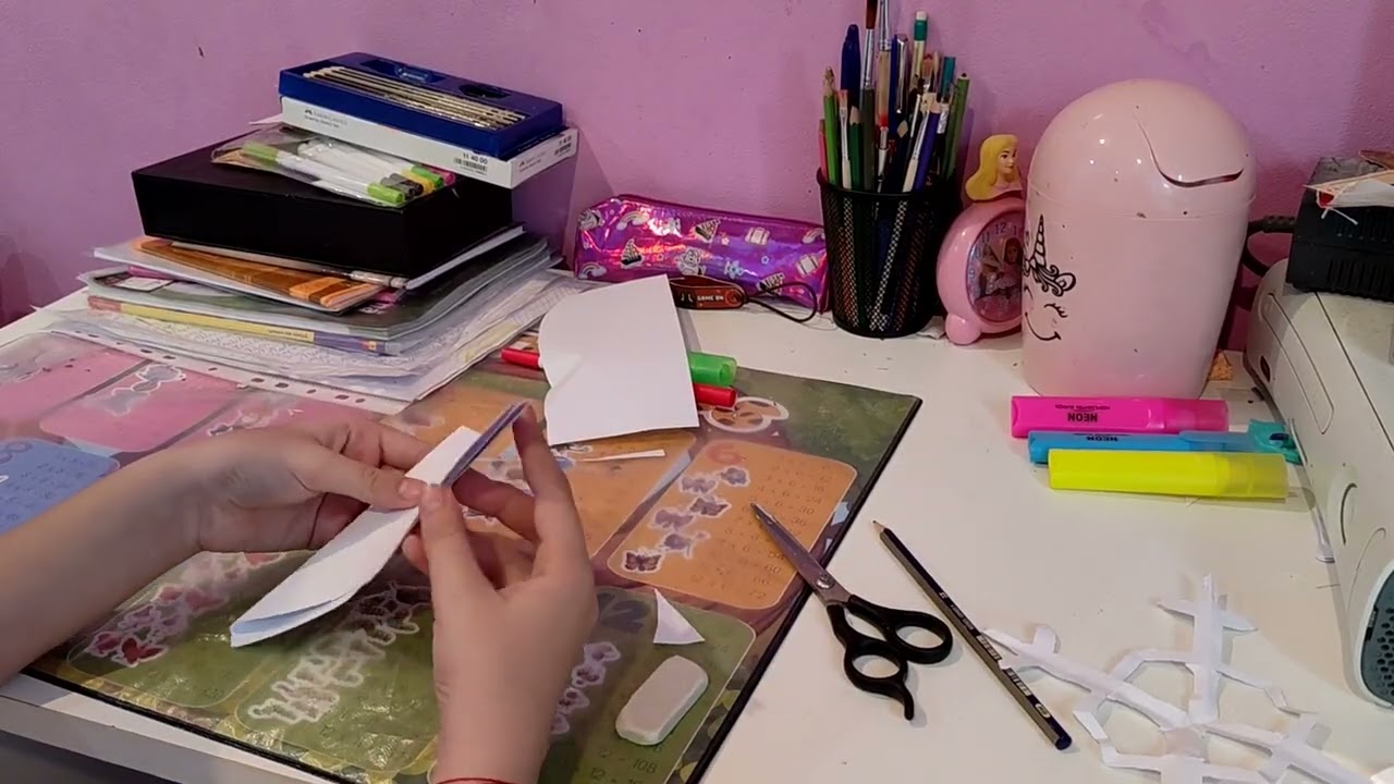 Fulg de zapada din hartie